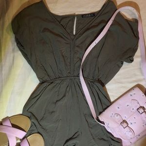 Green romper